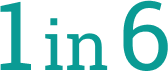 1 in 6